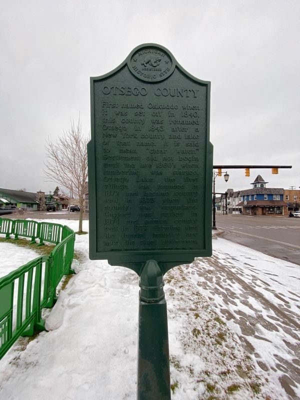 Otsego County Marker. Click for full size. Otsego County Marker image. Click for full size.