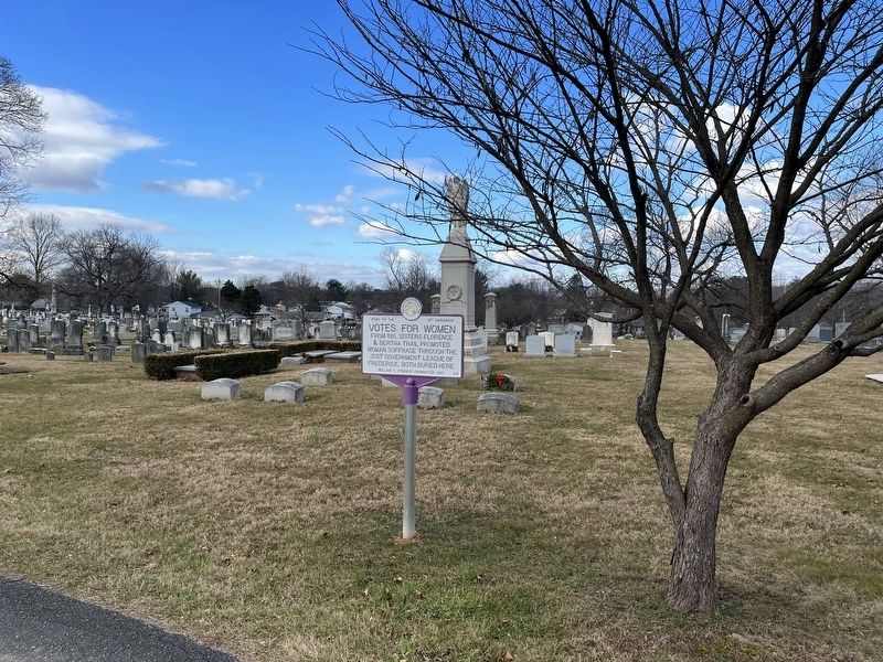 Votes for Women Marker. Click for full size. Votes for Women Marker image. Click for full size.