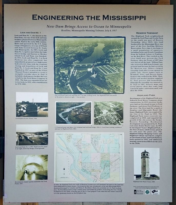 Engineering the Mississippi / Ford Motor Company Marker image. Click for full size.