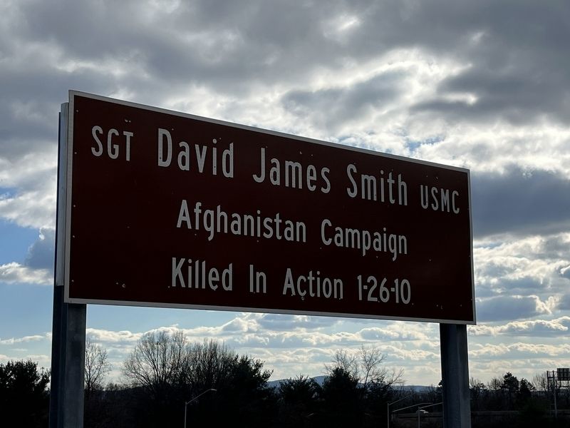 SGT David James Smith USMC Marker image. Click for full size.