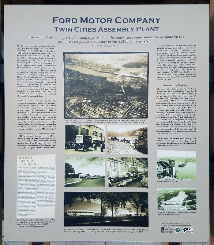 Engineering the Mississippi / Ford Motor Company Marker image. Click for full size.