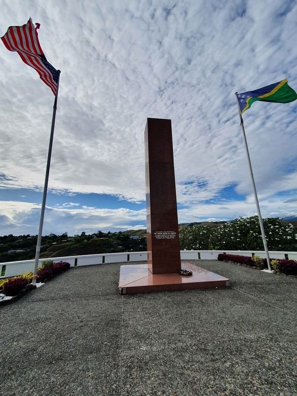Guadalcanal American Memorial Obelisk image. Click for full size.