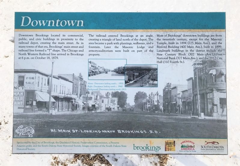 Downtown Marker image. Click for full size.