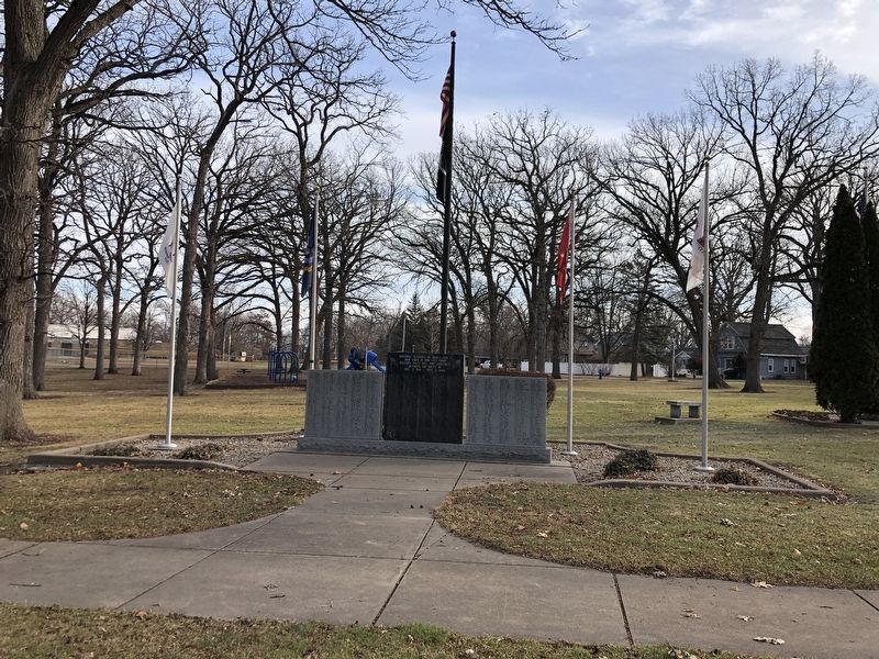 Oglesby/Piety Hill/Jonesville World War II Memorial image. Click for full size.