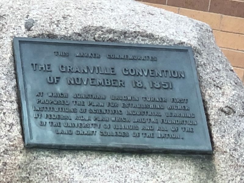 The Granville Convention Marker image. Click for full size.