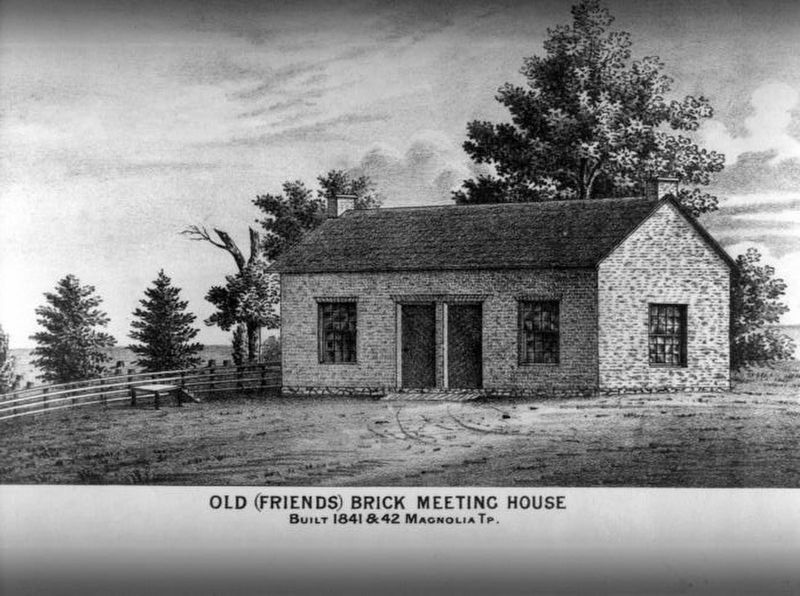 First Clear Creek Friends Meeting House image. Click for full size.
