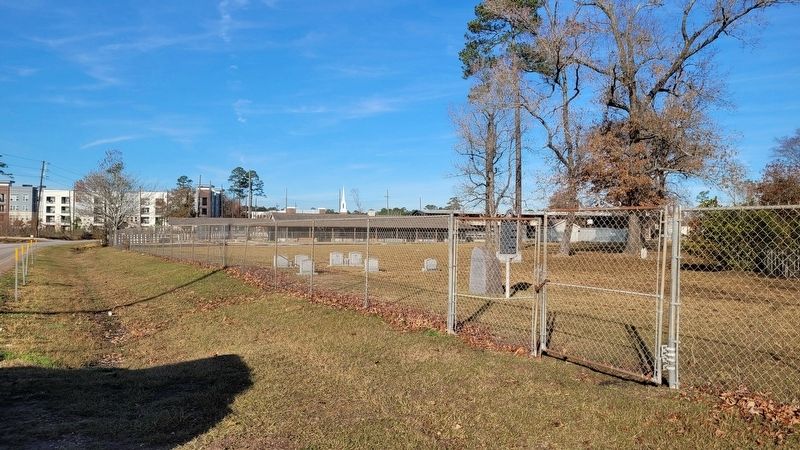 The view of the George Bell Madeley Cemetery and Marker from the street. Click for full size. The view of the George Bell Madeley Cemetery and Marker from the street image. Click for full size.