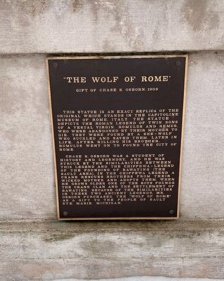 "The Wolf of Rome" Marker. Click for full size. "The Wolf of Rome" Marker image. Click for full size.