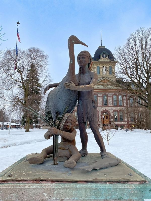 "The Crane of the Sault". Click for full size. "The Crane of the Sault" image. Click for full size.