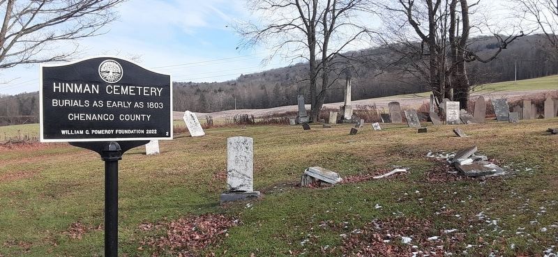 Hinman Cemetery Marker image. Click for full size.
