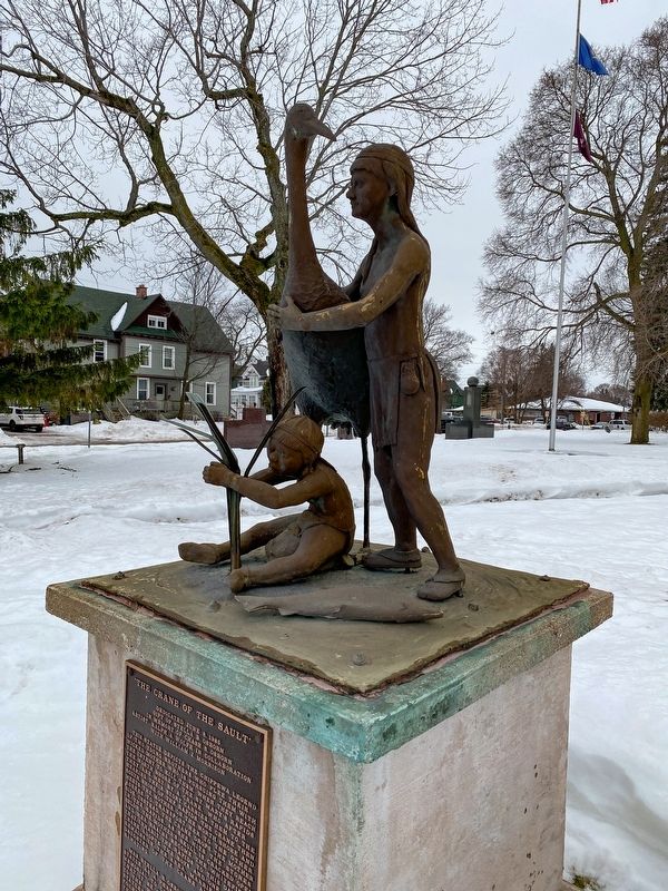 "The Crane of the Sault". Click for full size. "The Crane of the Sault" image. Click for full size.