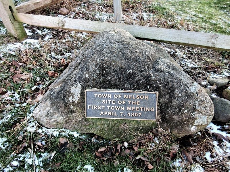 Boulder next to the Marker. Click for full size. Boulder next to the Marker image. Click for full size.