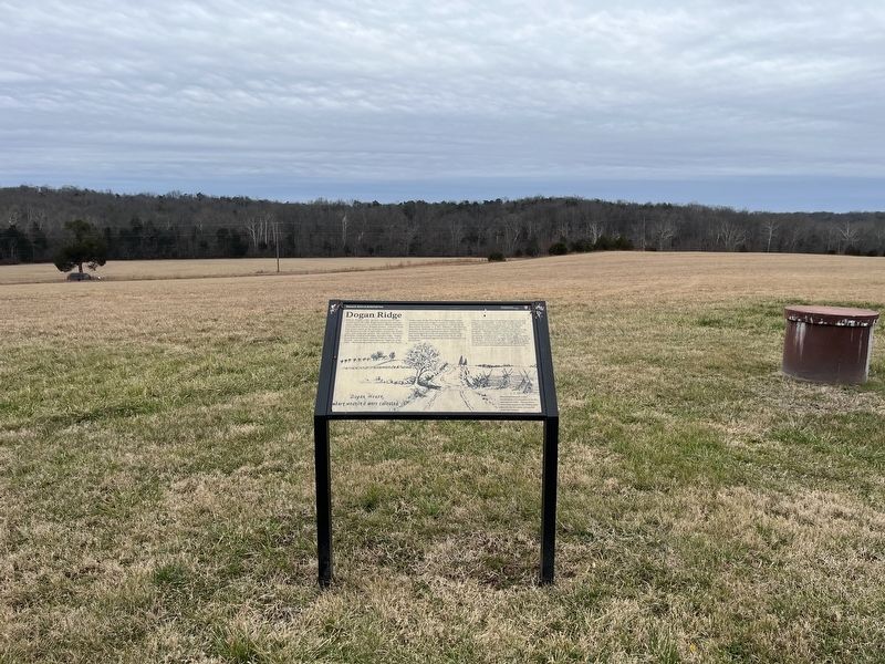 Dogan Ridge Marker. Click for full size. Dogan Ridge Marker image. Click for full size.