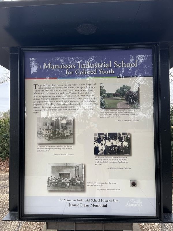 Manassas Industrial School for Colored Youth Marker image. Click for full size.