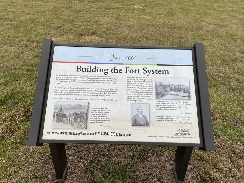 Building the Fort System Marker image. Click for full size.
