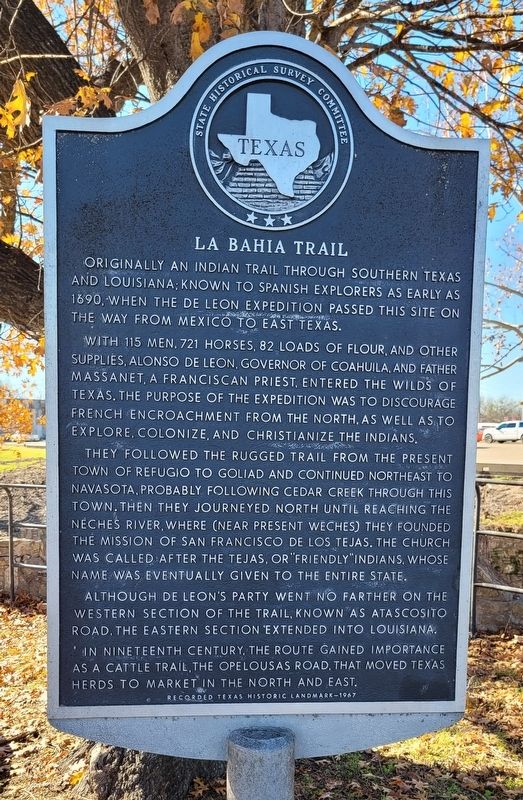 La Bahia Trail Marker image. Click for full size.