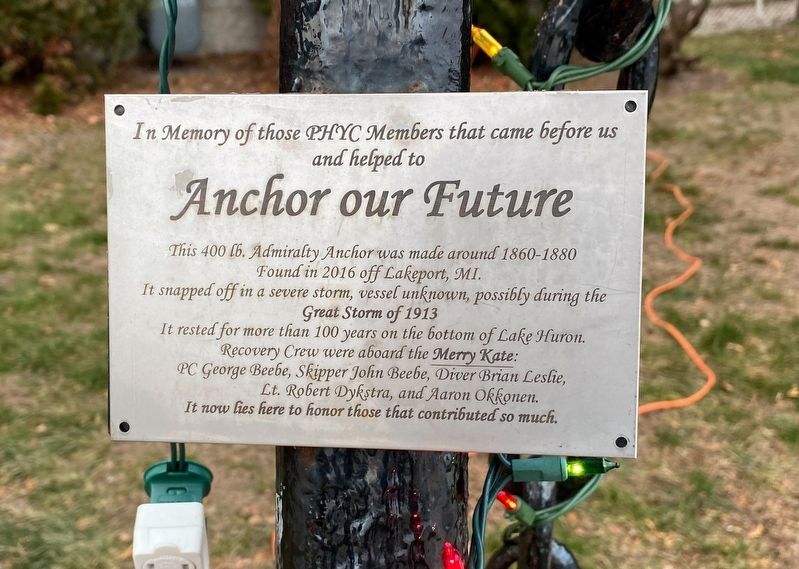 Admiralty Anchor Marker image. Click for full size.