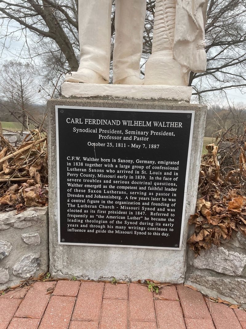 Carl Ferdinand Wilhelm Walther Marker image. Click for full size.