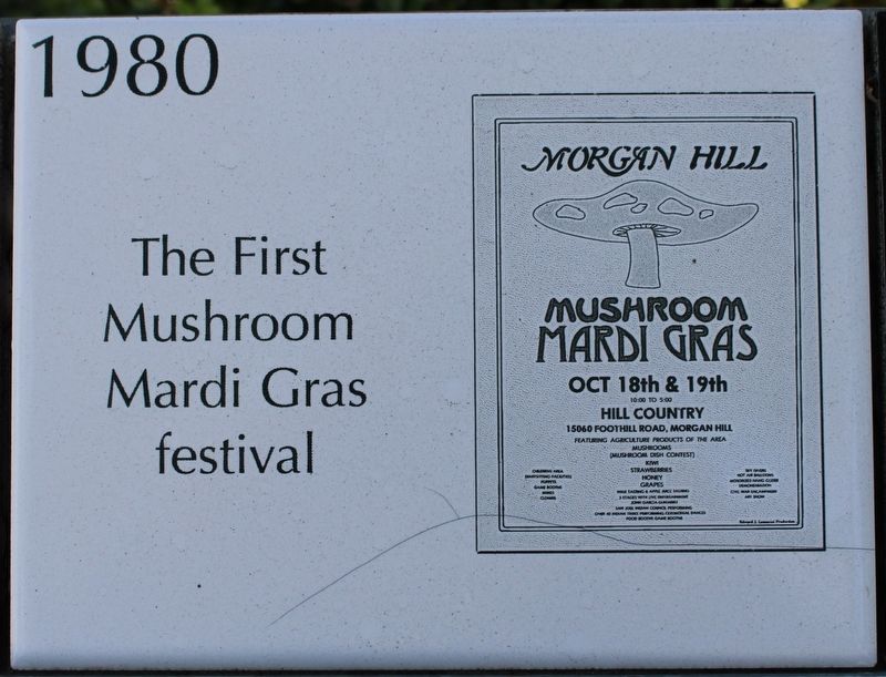 Mushroom Mardi Gras Marker. Click for full size. Mushroom Mardi Gras Marker image. Click for full size.