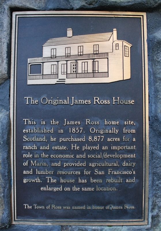 The Original James Ross House Marker image. Click for full size.