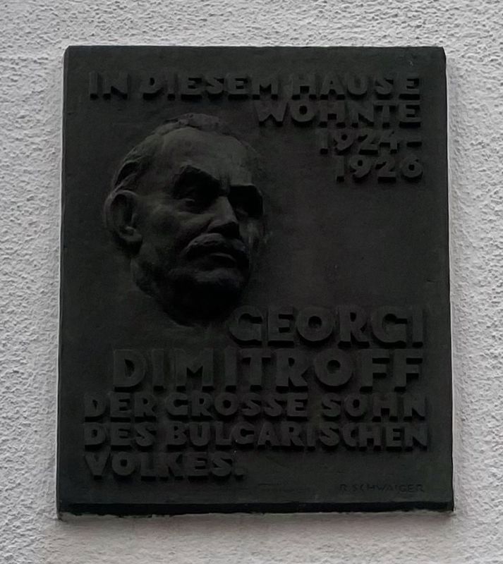 Georgi Dimitroff Marker image. Click for full size.