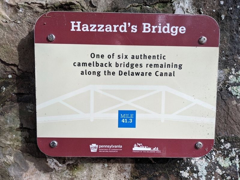 Hazzard's Bridge Marker. Click for full size. Hazzard's Bridge Marker image. Click for full size.