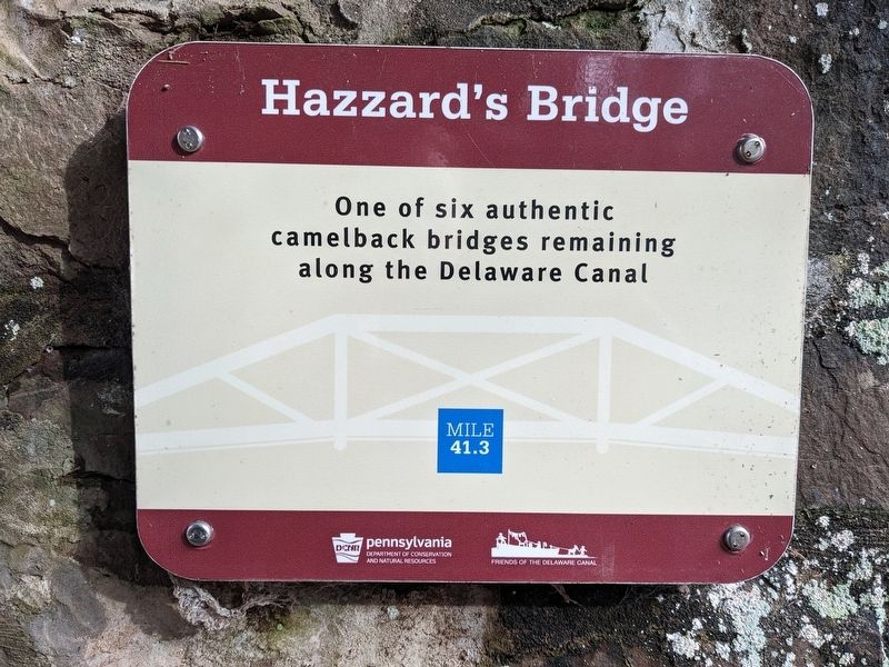 Hazzard's Bridge Marker image. Click for full size.