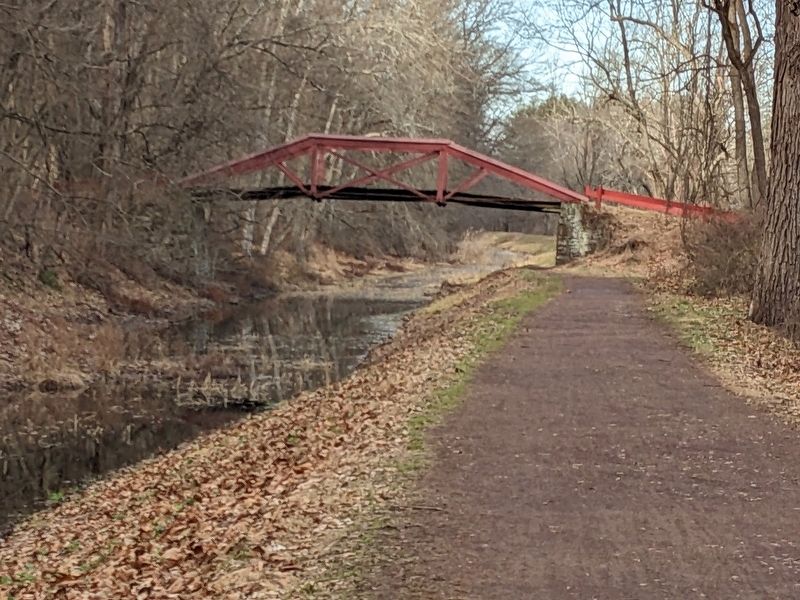 Hazzard's Bridge Marker. Click for full size. Hazzard's Bridge Marker image. Click for full size.