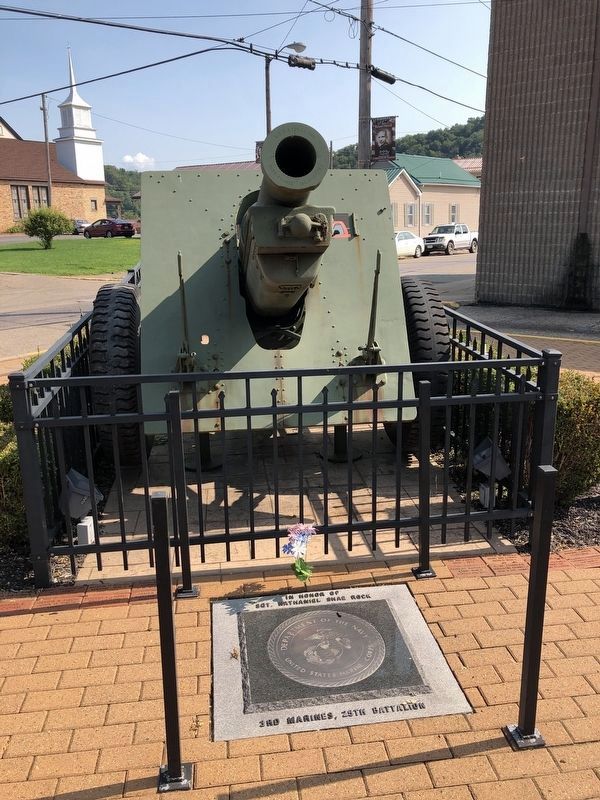 Sgt. Nathaniel Shae Rock Marker image. Click for full size.