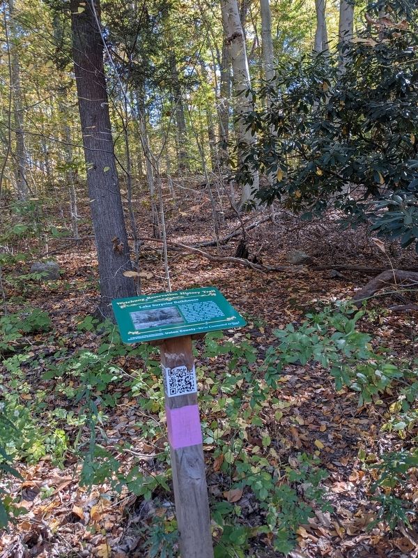 Lake Surprise Bathhouse Marker image. Click for full size.