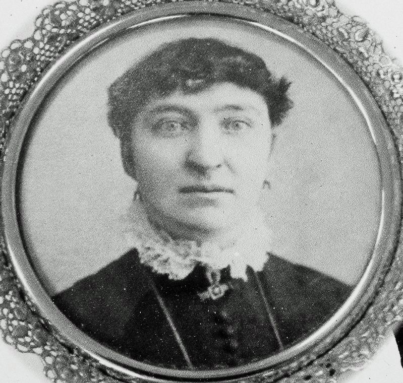 Marker detail: Mary Sullivan Cain image. Click for full size.