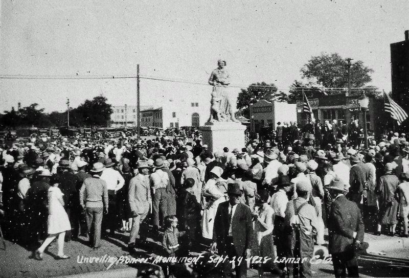 Marker detail: Dedication, September 24, 1928 image. Click for full size.