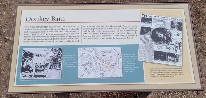 Donkey Barn Marker image. Click for full size.