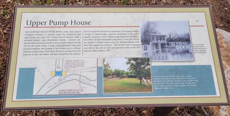 Upper Pump House Marker image. Click for full size.