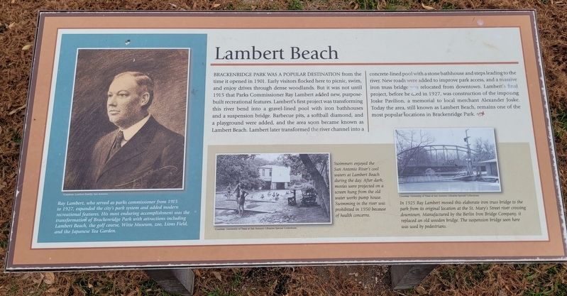 Lambert Beach Marker image. Click for full size.