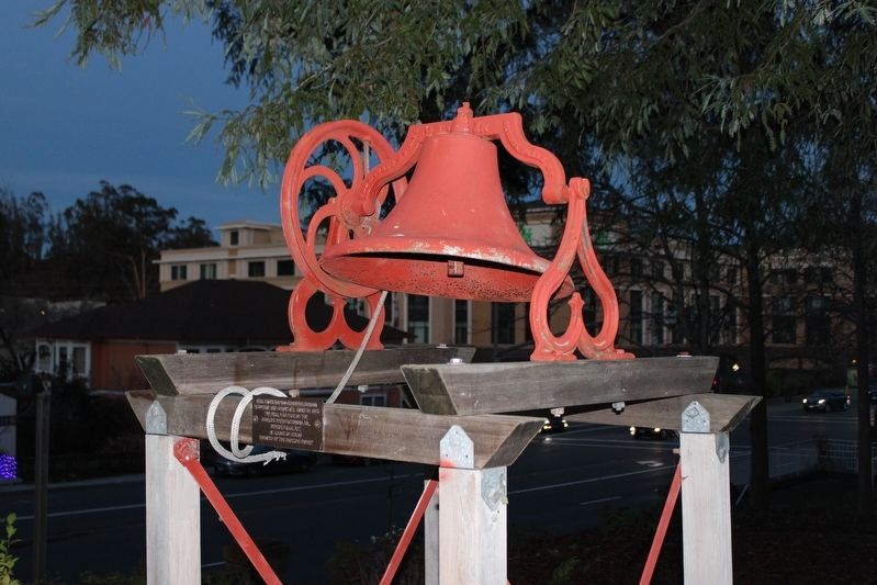 Novato Grammar School Bell Marker image. Click for full size.