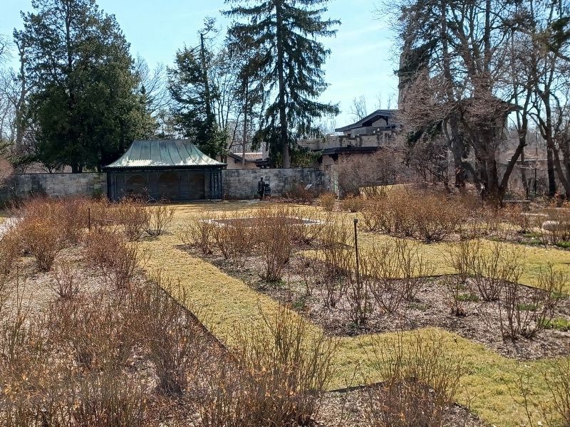 Restoring Fair Lane Gardens Marker image. Click for full size.