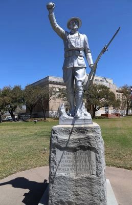 San Patricio County World War I Monument image. Click for full size.