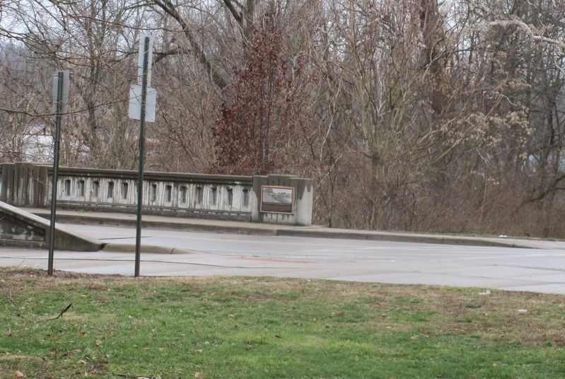 Sherman Avenue Concrete Arch Bridge 1908- 2007 Marker image. Click for full size.