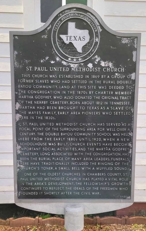 St. Paul United Methodist Church Marker image. Click for full size.