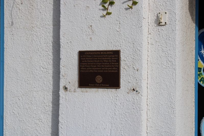 Giovannoni Building Marker. Click for full size. Giovannoni Building Marker image. Click for full size.