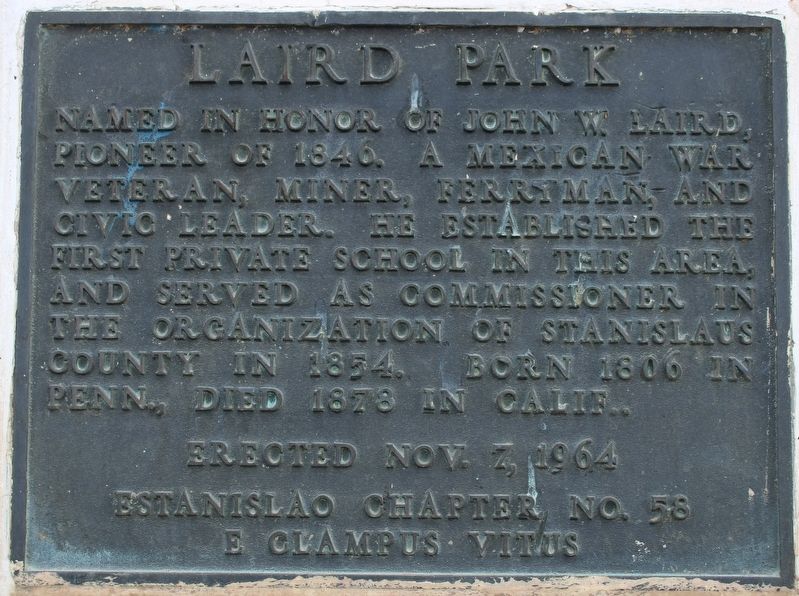 Laird Park Marker. Click for full size. Laird Park Marker image. Click for full size.