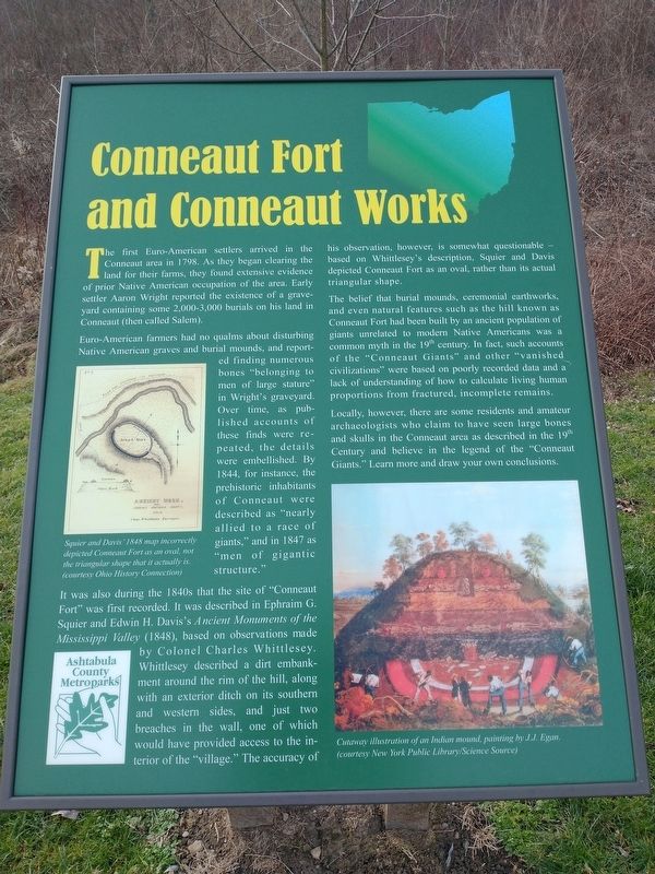 Conneaut Fort and Conneaut Works Marker image. Click for full size.