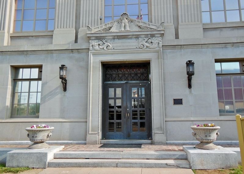Prowers County Courthouse (<i>north/front entrance</i>)</center> image. Click for full size.