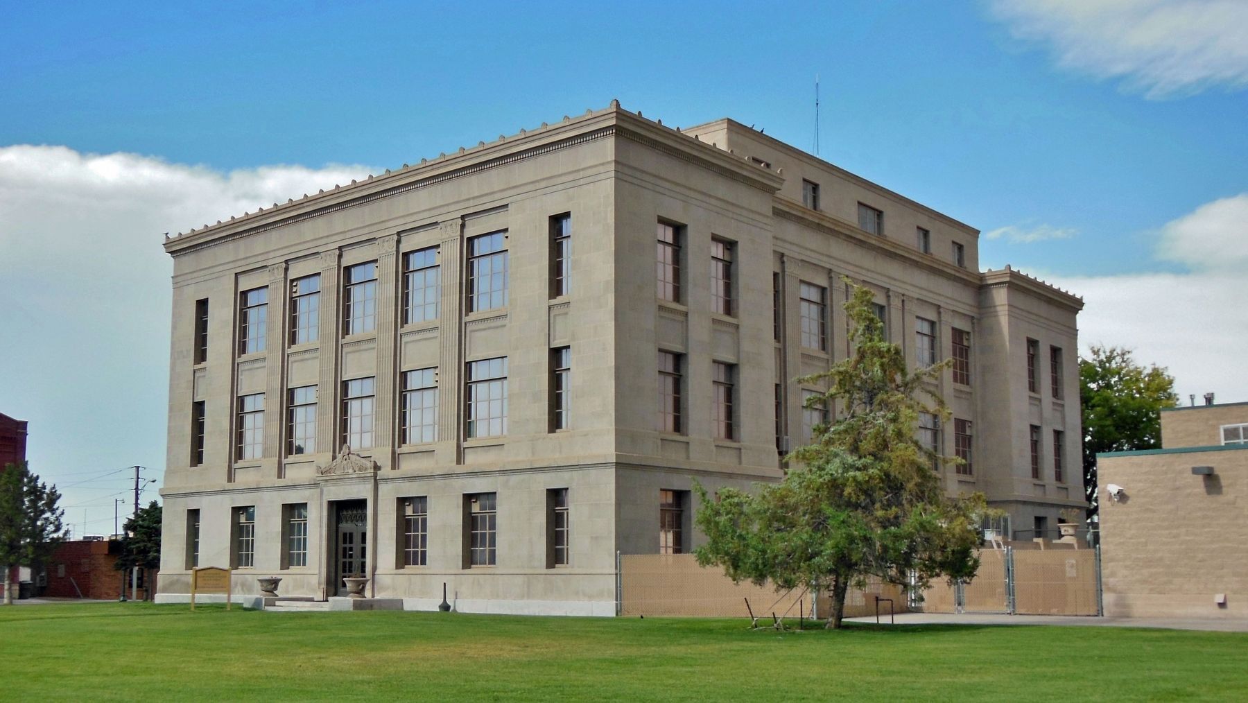 Prowers County Courthouse (<i>southwest elevation</i>) image. Click for full size.