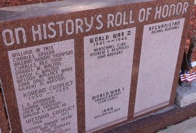 Scurry County Honor Roll Marker image. Click for full size.