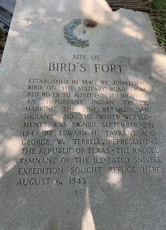Site of Bird's Fort Marker image. Click for full size.