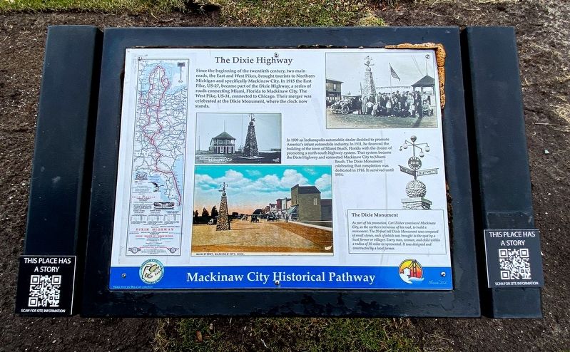The Dixie Highway Marker image. Click for full size.