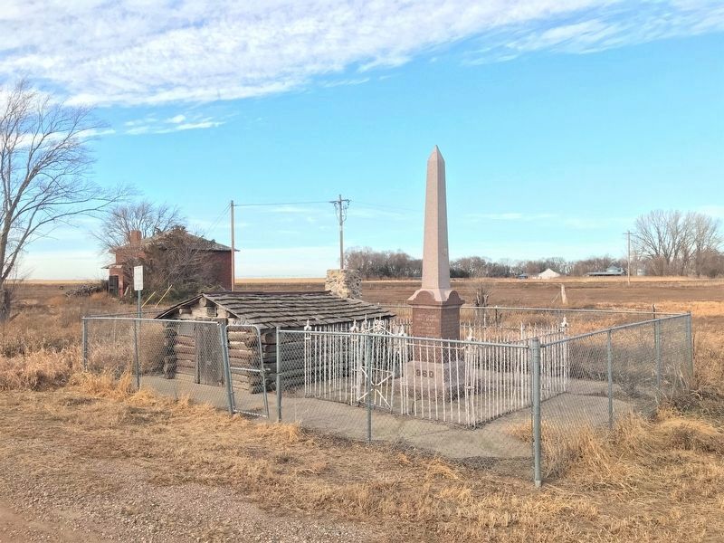 First School in Dakota Territory Monument image. Click for full size.