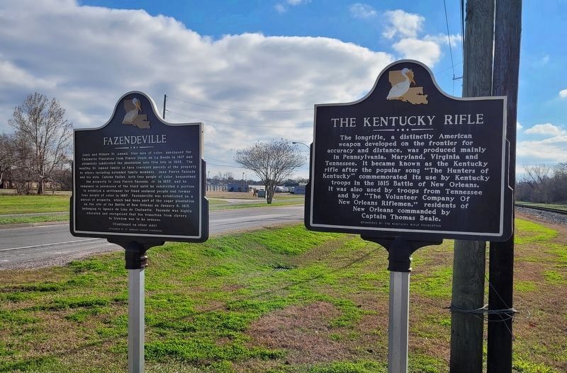 The Kentucky Rifle Marker is the right side marker of the two markers image. Click for full size.